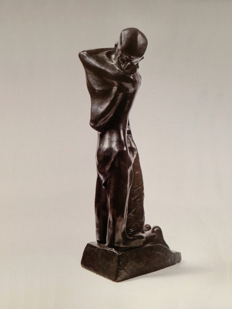 George Minne Nude Sculpture - Kniender Juengling ( Le Grand Agenouille )
