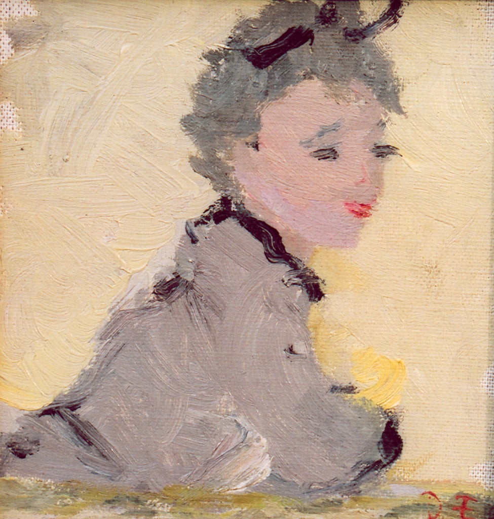 Dietz Edzard Portrait Painting - Jeune Femme au Balcon