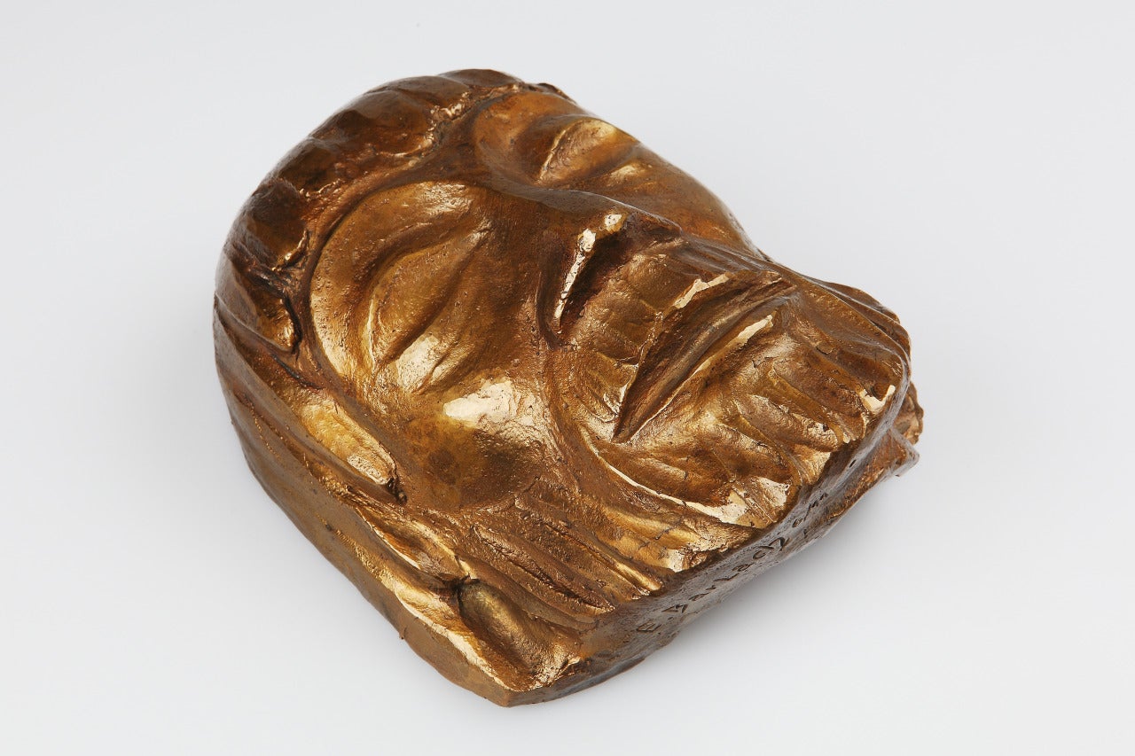 Ernst Barlach Bronze Christusmaske VI, 1931 im Angebot 1