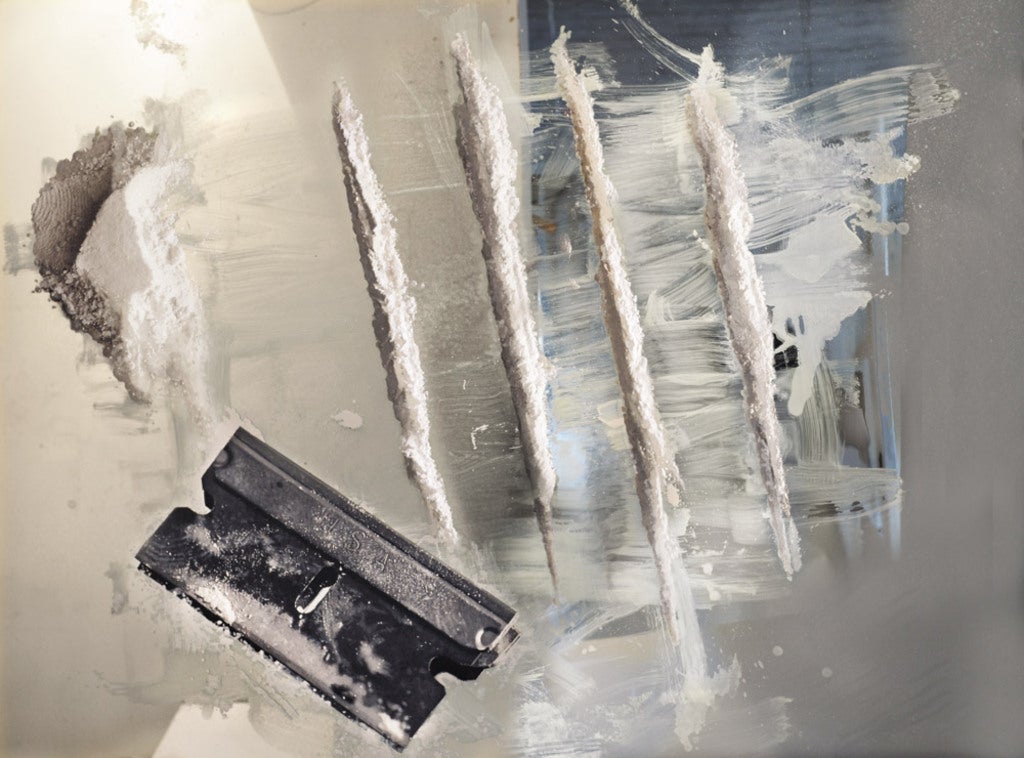 Cocaine - Painting by Shimon Okshteyn