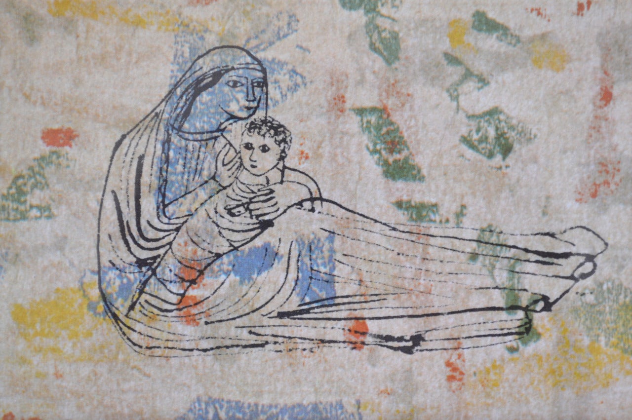 Angel and Madonna With Child - Print by Ben Shahn