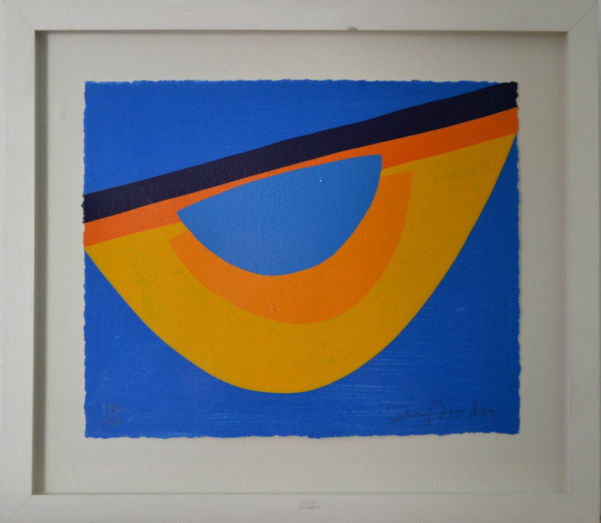 Yellow and Blue for Bowjey - Print by Sir Terry Frost
