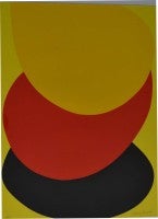 Suspended Red, Yellow and Black, 1987