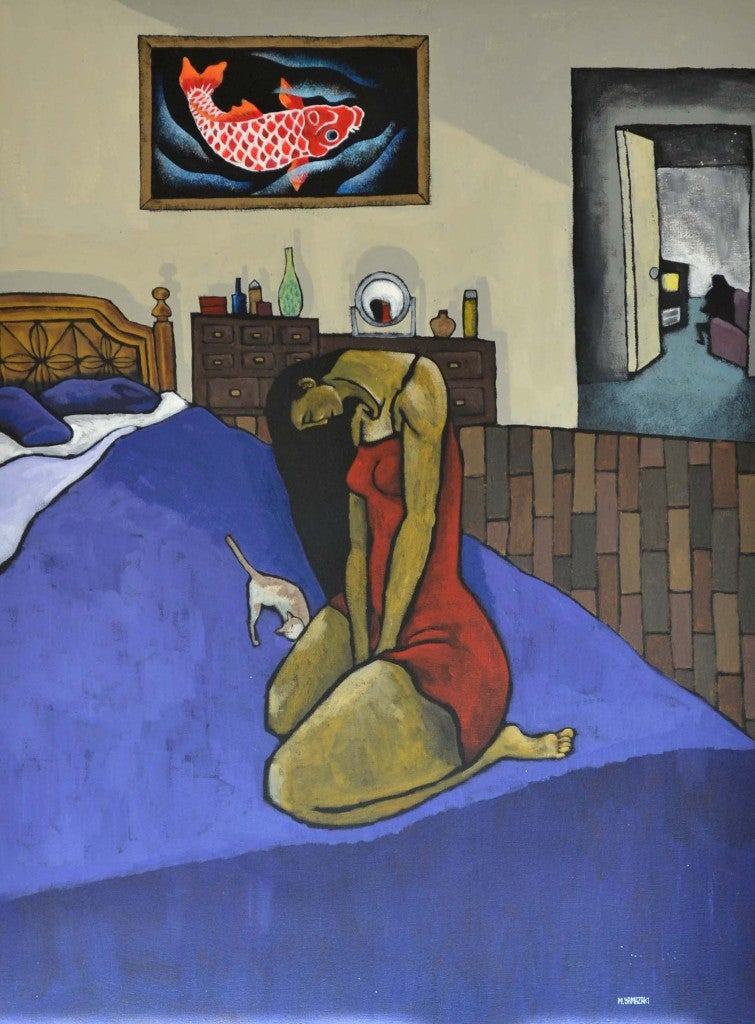 Masazumi Yamazaki Abstract Painting - The Bedroom