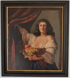Woman with Basket and Fruit (Couwenburgh)