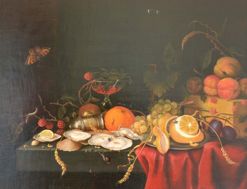 Still Life (Jan de Heem) - Painting by Jonathan Adams