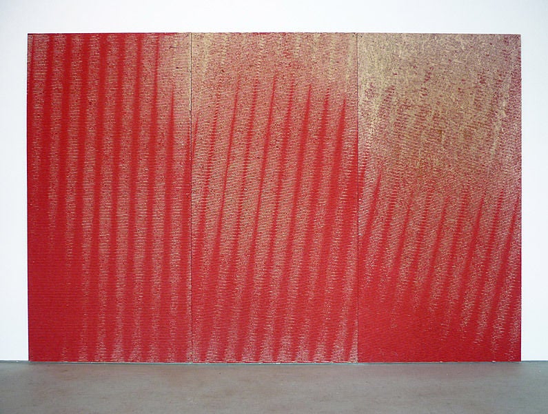 Tuning (Red) - Painting by Michael DeLucia