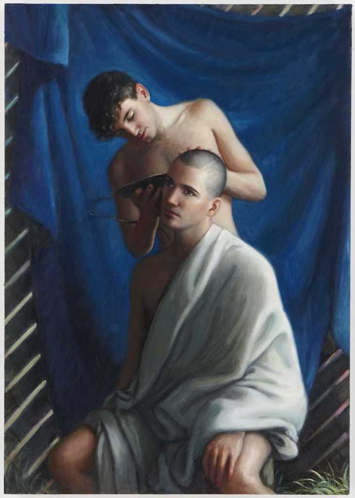 La coupe de cheveux - Painting de TM Davy