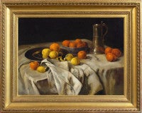 Vintage An arrangement with oranges and lemons (after)