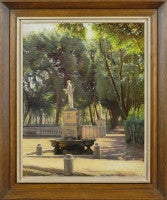Antique The Borghese Park, Rome