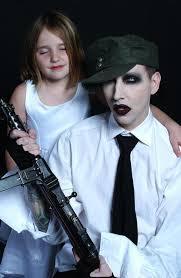 Marilyn Manson - Photograph by Gottfried Helnwein