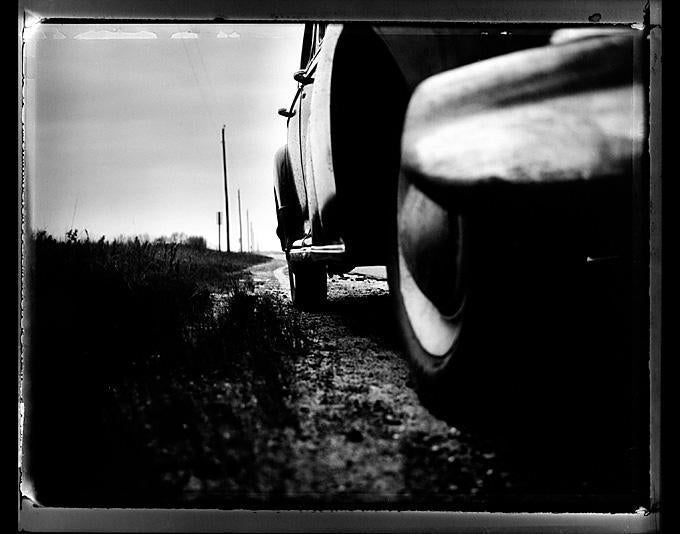 Timothy White Black and White Photograph - Untitled Car 37