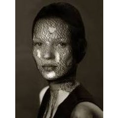 Kate Moss in torn veil 2