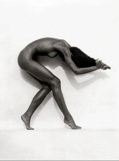 Ulrica, Mykonos – acrobatische Aktfotografie, Kunstfotografie, 1993
