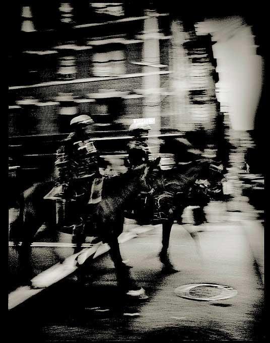 NCYP Horse Mounted Patrol - Photograph by Andreas H. Bitesnich