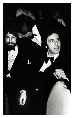 Robert De Niro and Al Pacino, NY 1982 - the men in suits sitting 