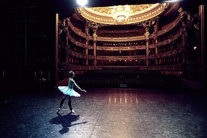 Ballet de l'Opera National de Paris - Lucie Mateci dancer in the opera