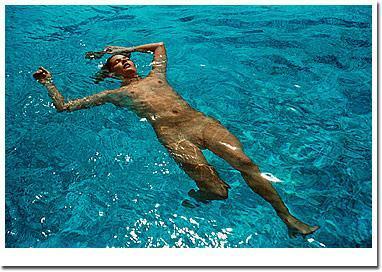Marc Baptiste Nude Photograph - Swimming Pool
