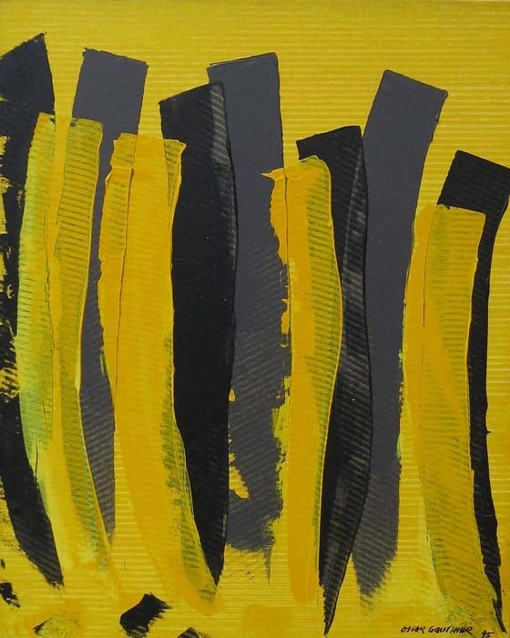 Oscar Gauthier Abstract Painting - Sans Titre II