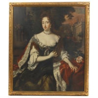 Attractive Portrait of Queen Mary after Wissing