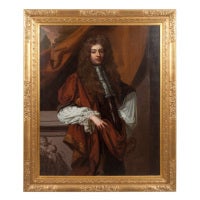 Herr im Gewand aus dem studio of Sir Godfrey Kneller 1646-1723