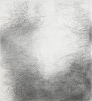 Alto, Large Abstract Graphite Drawing Black and White
