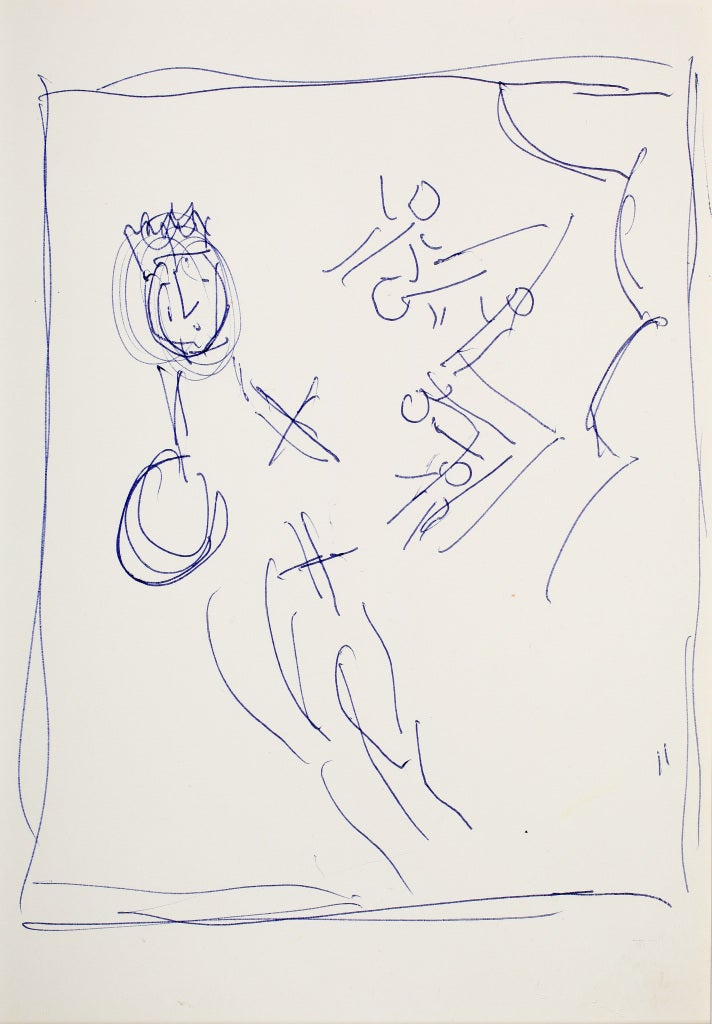 Marc Chagall Figurative Painting - KING DAVID