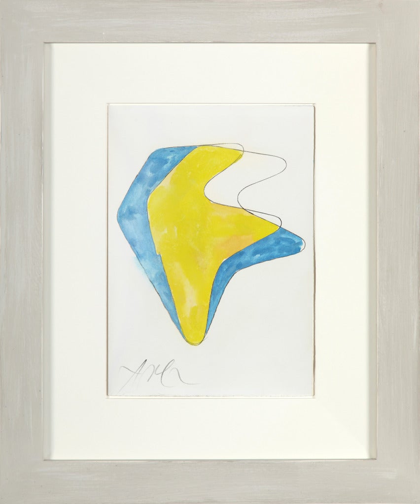 ABSTRACT COMPOSITION - Painting by Hans (Jean) Arp