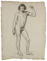 Academic Nude - Male young man