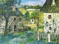 Farmhouses in Mühlviertel, Austria