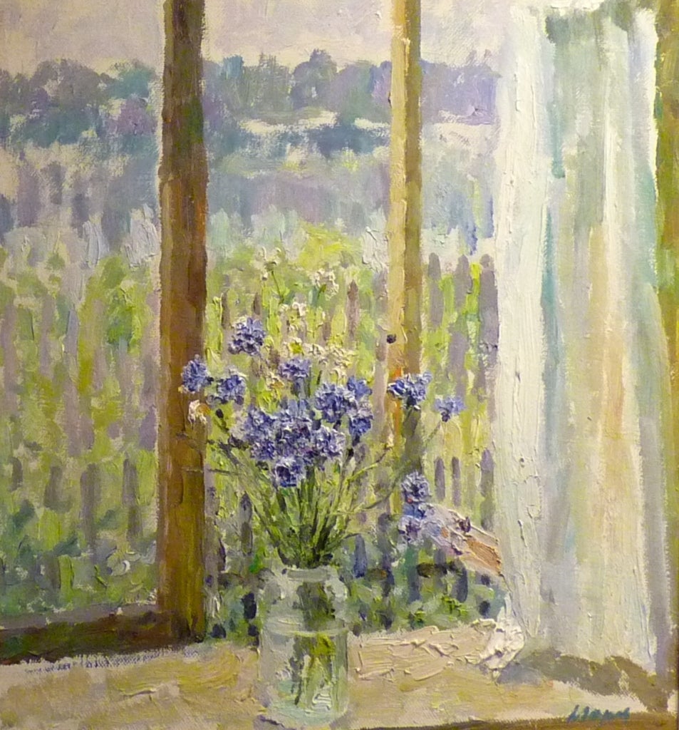 Georgij Moroz Still-Life Painting - Cornflowers