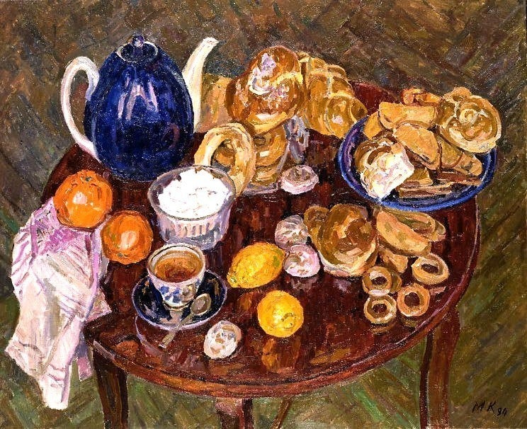 Maya KOPITZEVA Interior Painting - The tea time