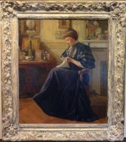 Woman sewing Woman sewing