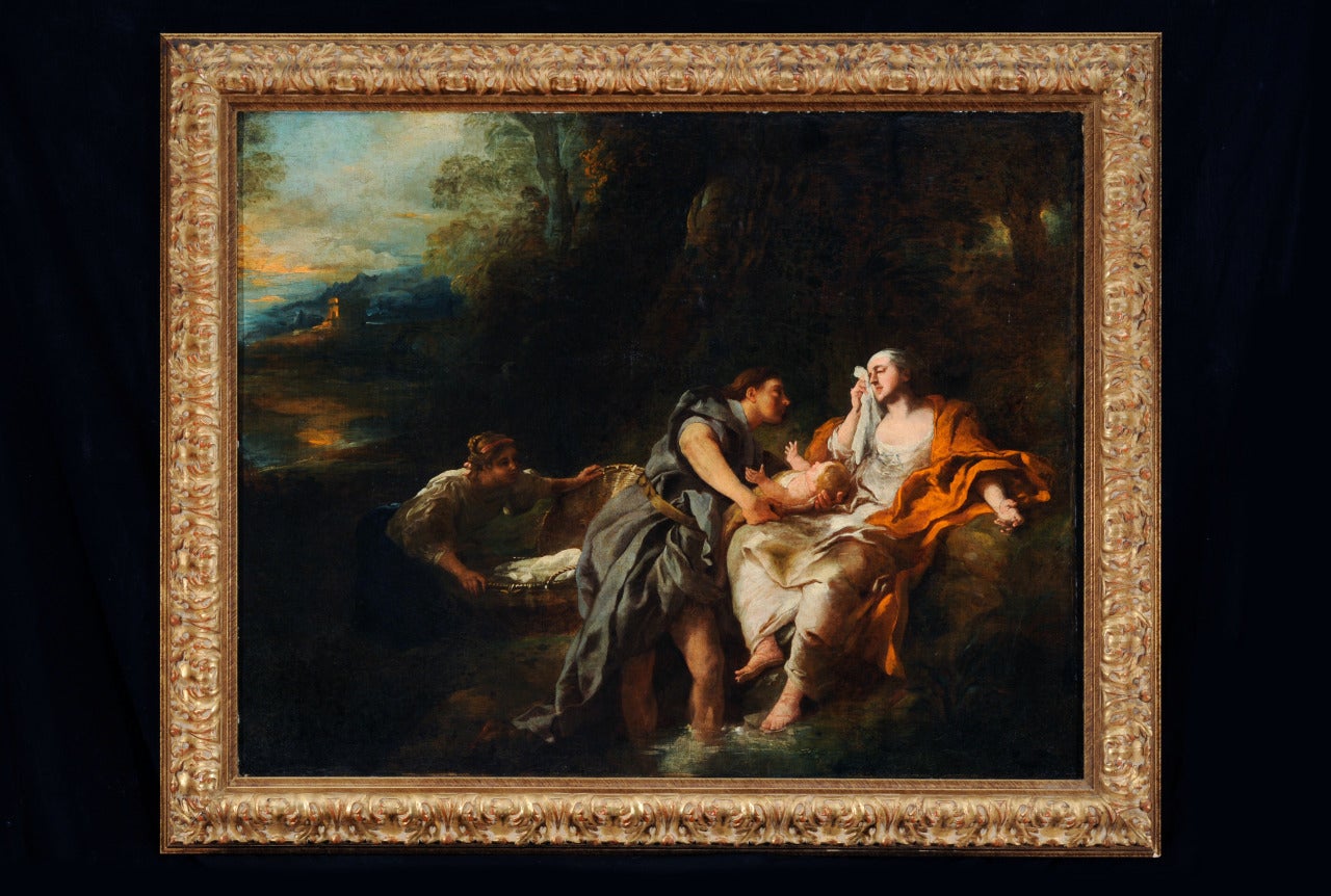 Finding of Moses - Painting by Jean François de Troy