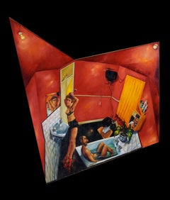 The Red Bathroom