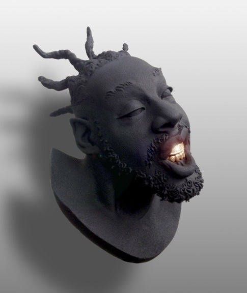 Jeff Muhs Figurative Sculpture - Ol' Dirty Bastard