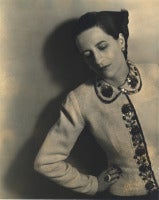 Diana Vreeland. Jacket by Schiaparelli. DIANA VREELAND THE PRIVATE COLLECTION