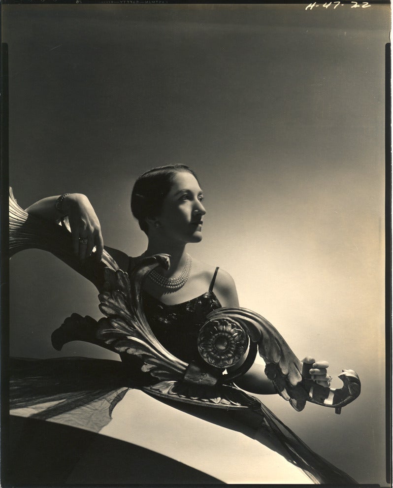 Horst P. Horst Black and White Photograph - Mrs. G. Miller