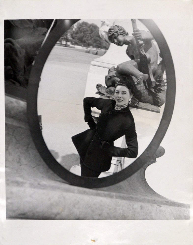 Richard Rutledge Black and White Photograph - Bettina wearing Molyneux.