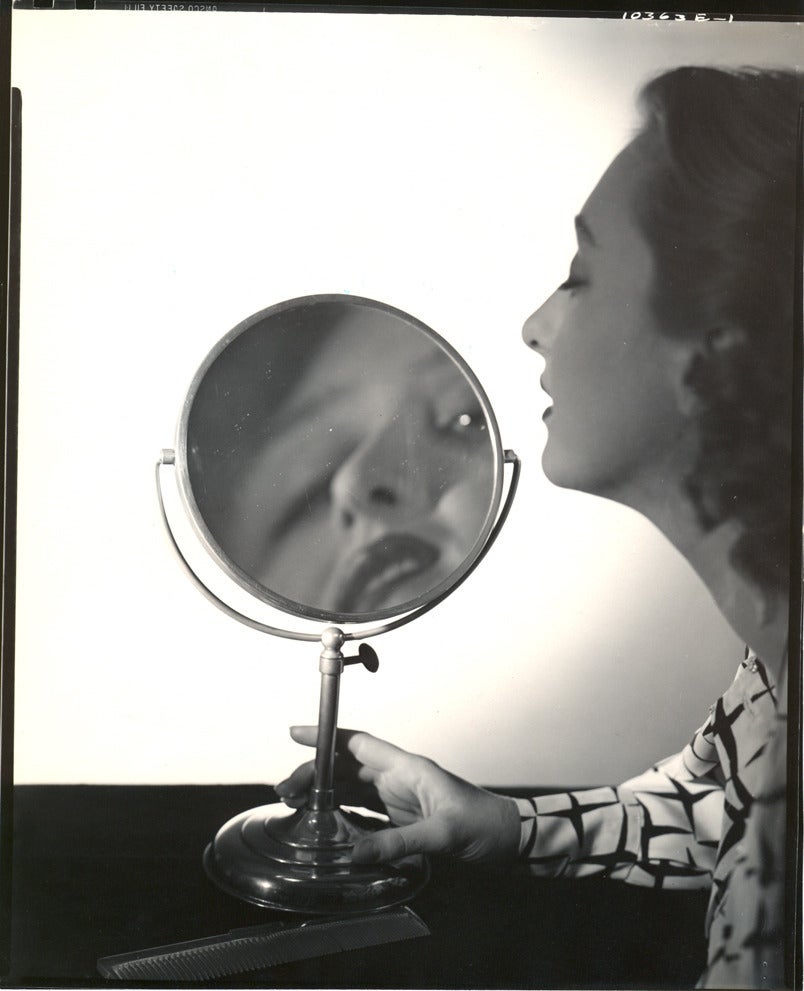 Constantin Joffe Black and White Photograph - Portrait of Celeste Holm.