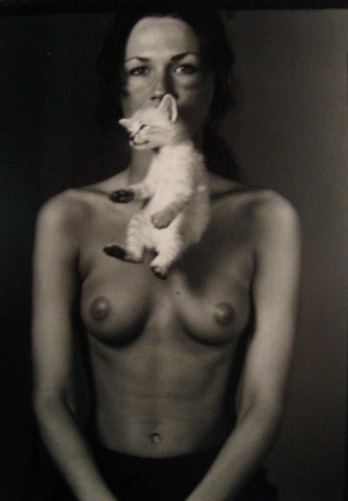 Robert Langham Black and White Photograph - Cat Woman