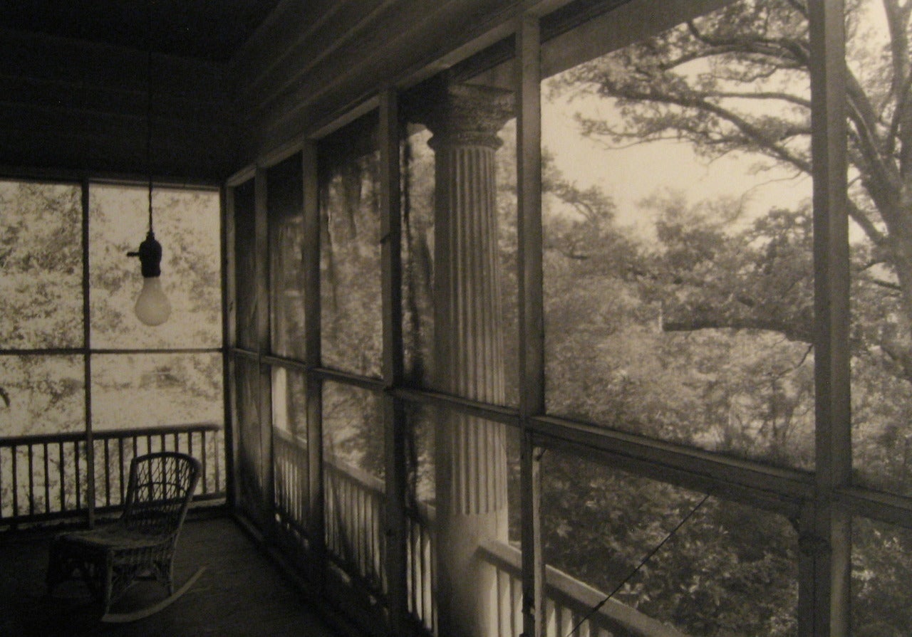 Robert Langham Black and White Photograph - Sleeping Porch, March House