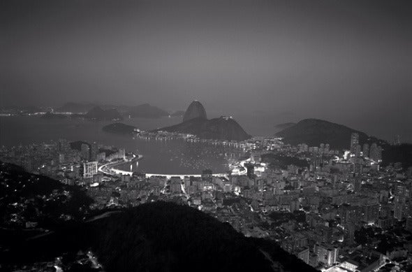 Michael Kenna Landscape Photograph - Skyline, Rio de Janeiro