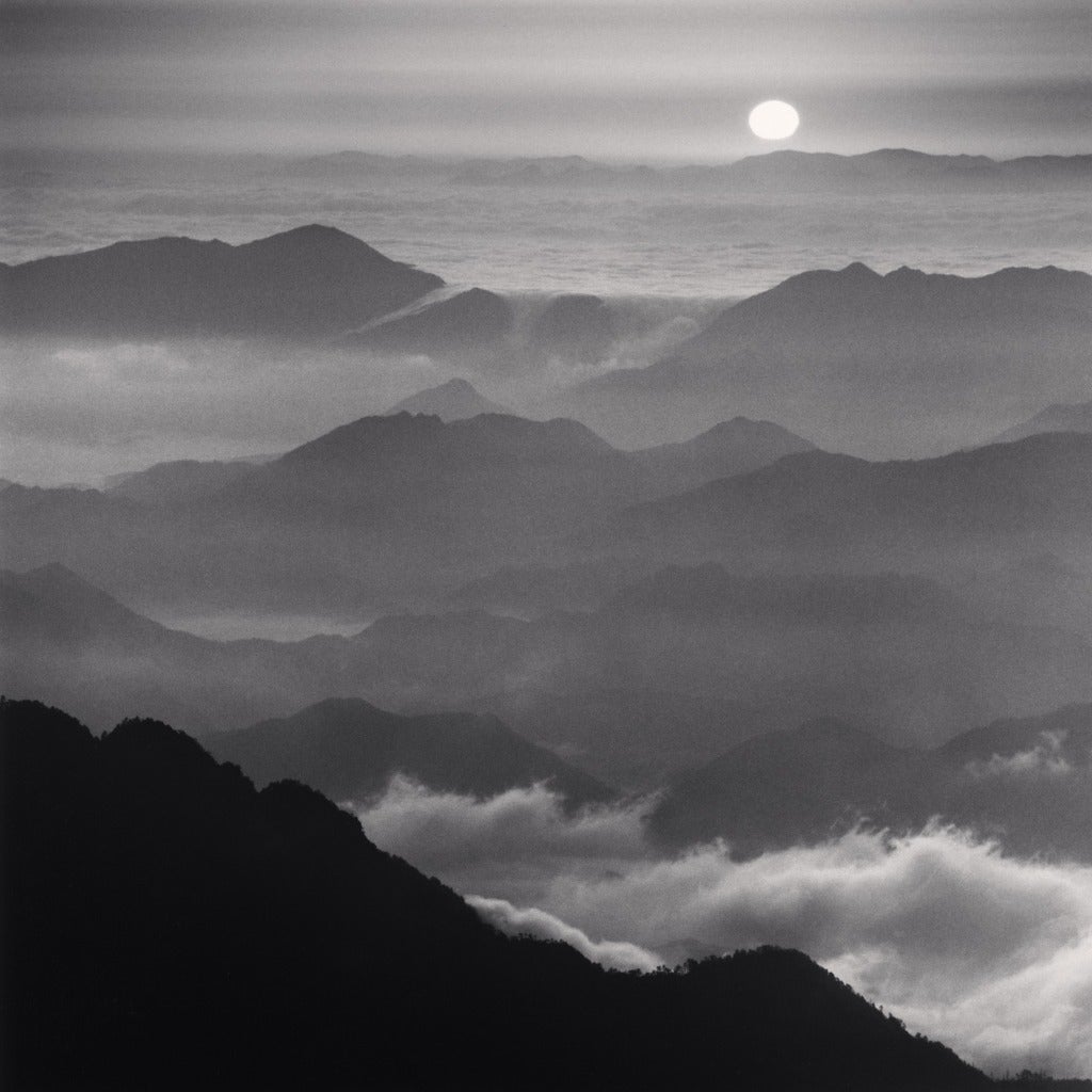 Michael Kenna Landscape Photograph - Huangshan Mountains, Study 46, Anhui, China