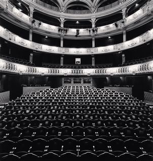 Michael Kenna Black and White Photograph - Odeon Theatre, Study 1, Paris, France