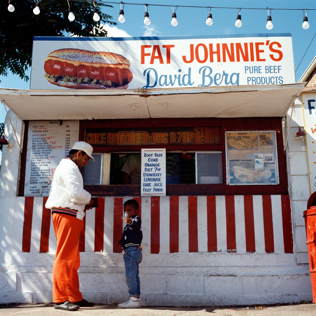 Patty Carroll Color Photograph - Fat Johnnies Kid with Gun