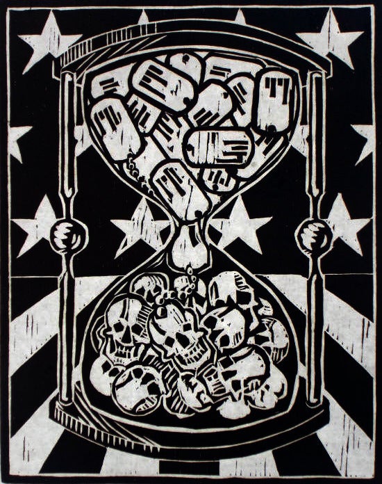 Time will Tell, aus Vietnam-Gedenkstätten – Print von Don Schol