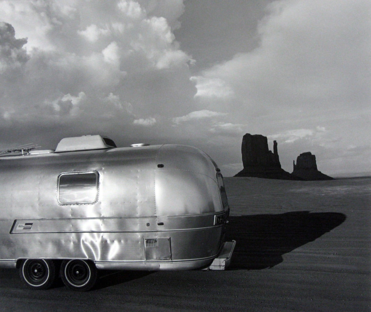 Airstream at Monument Valley, Arizona - Photograph by Roger Minick