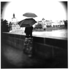 Schirmschirme mit Schirm