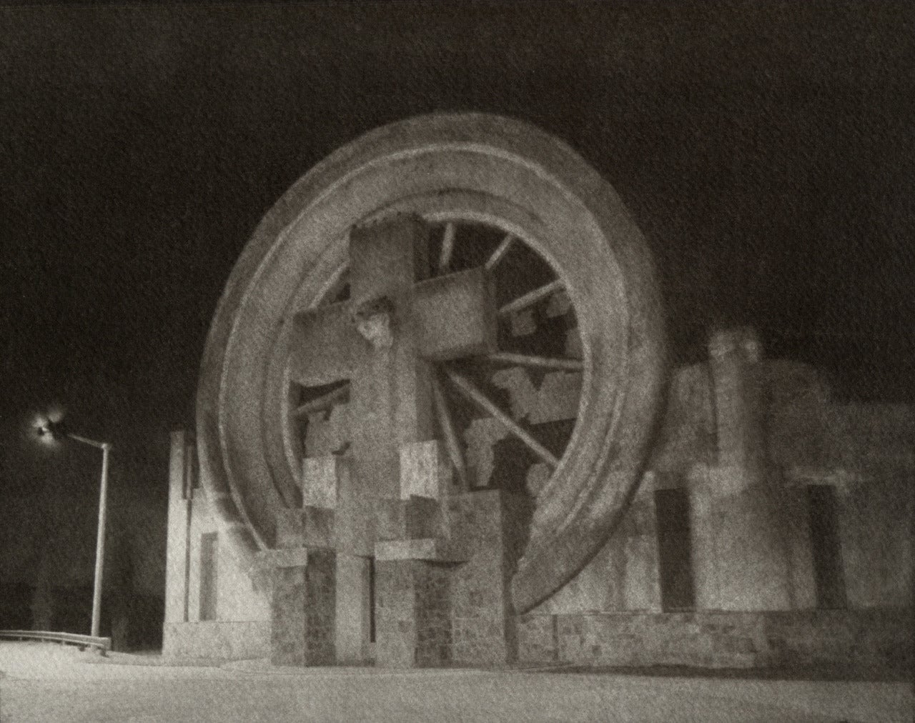 Esteban Pastorino Diaz Figurative Photograph - Cementerio de Saladungaray from Salamone